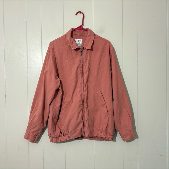 Peter Millar Mens Golf Jacket Salmon Full Zip Size M - Picture 6 of 12